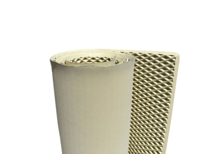 Лист материала Эва для автоковриков (слоновая-кость, ромб) 120*200 см фото 2, изображение, 10012